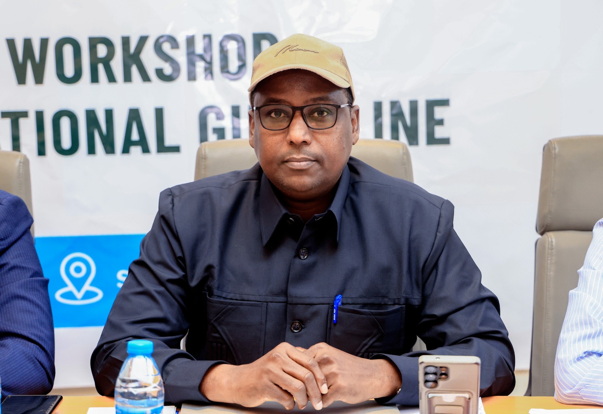 Agaasimaha Guud ee Wasaaradda Arrimaha Gudaha, Hirshabelle Mudane Nuur Xasan Sheekh Muuse  oo ay wehliyeen la taliyaal farsamo ayaa ka qeybgalay  shirka anisixinta habraacyada